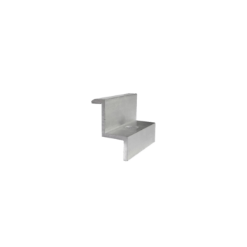 Endclamp sidabrinis