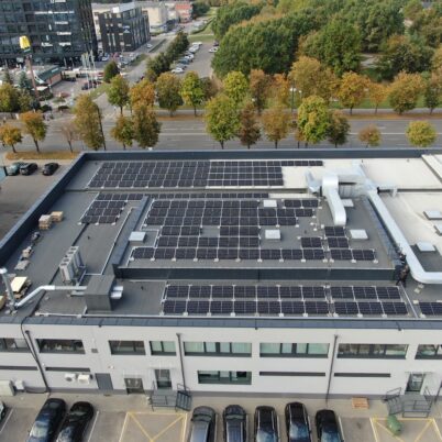 100 kw saulės elektrinė